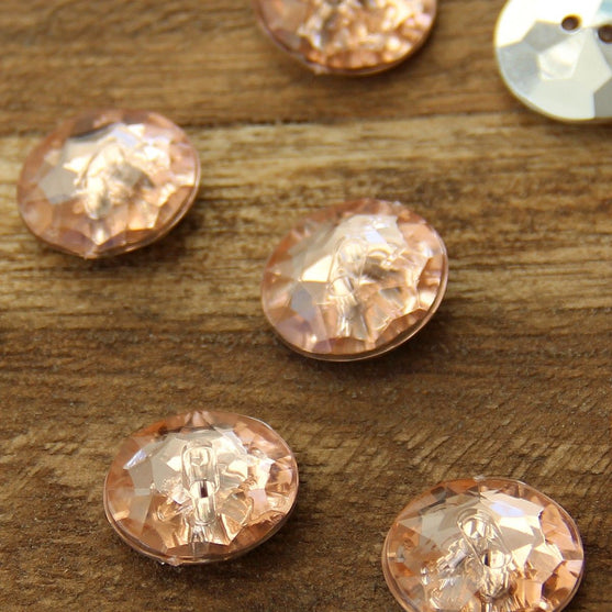 Boutons Cocktail avec deux trous - 18 mm - Go Handmade
12