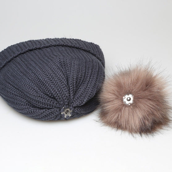 Pompon - Brun - Go Handmade
2