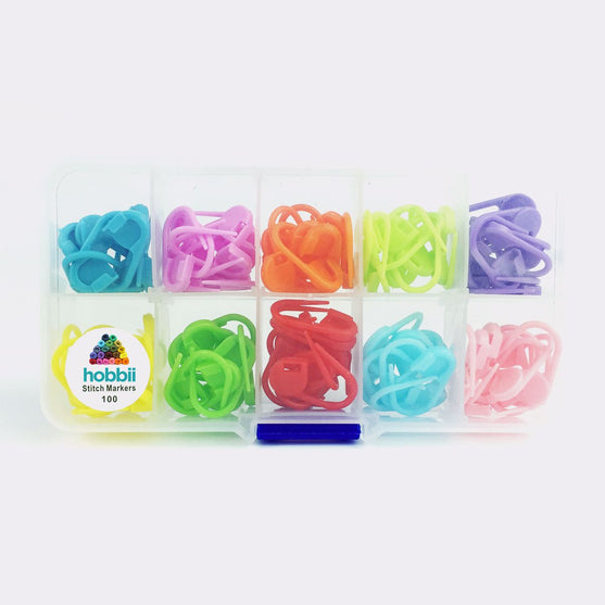 Boîte marqueurs de mailles - 100 pièces - Hobbii
4