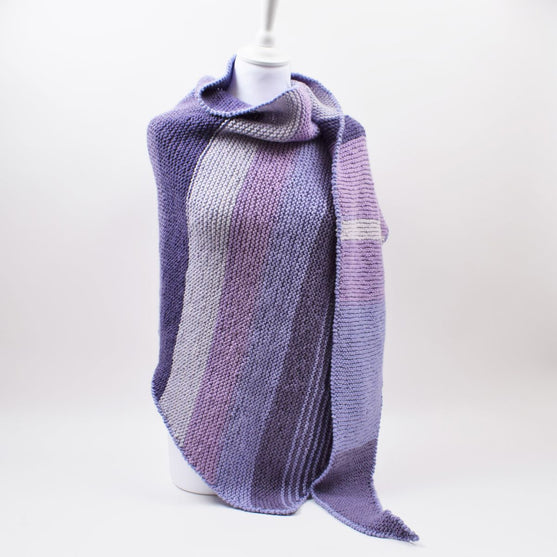 Châle Rayé Asymétrique
2