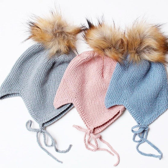 Bonnet Bébé tricoté – Coton
2