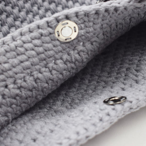 Ribbon Shopper avec Fond en Cuir
4