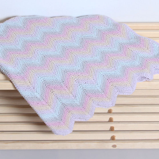 Couverture Bébé Zig Zag (Pastel)
3