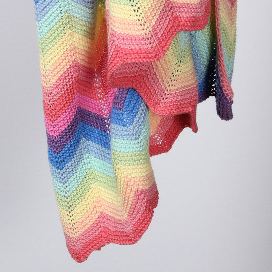 Couverture bébé - Arc-en-ciel (pastel)
3