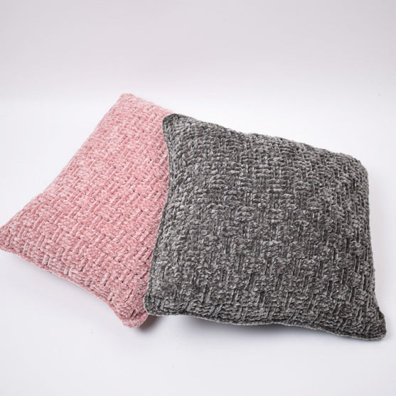 Coussin tressé Velvet - Allongé
4