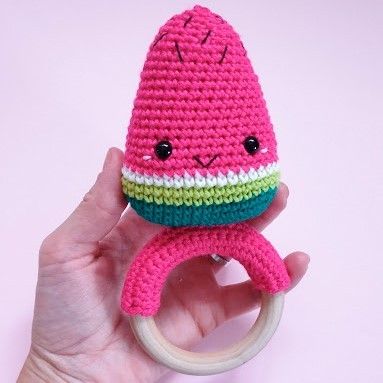 Pastèque Kawaii - Hochet
3