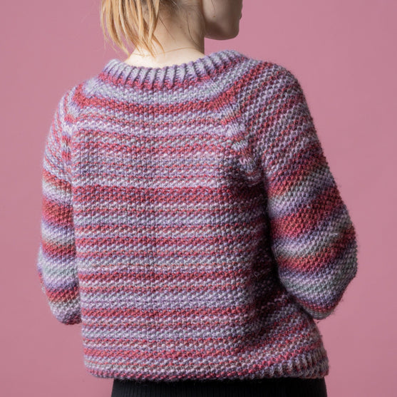 Anette - Pull Print Point de riz
4