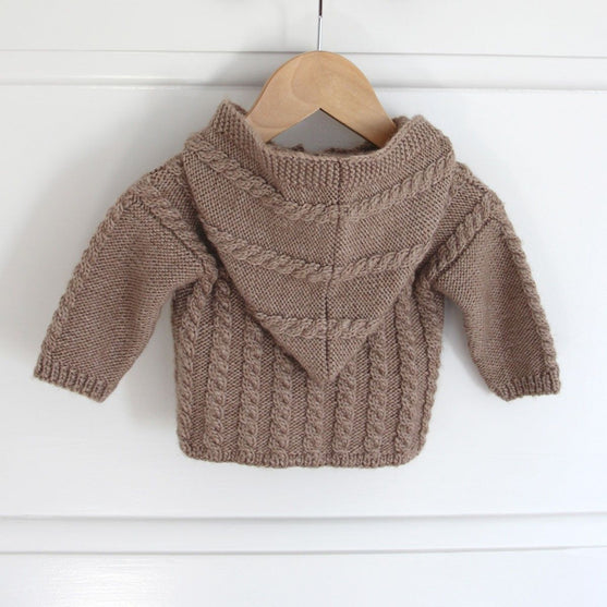 Gilet à torsades avec capuche - Baby
4