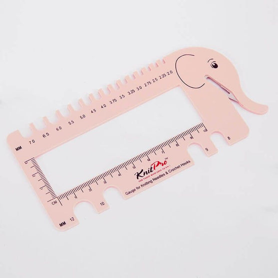 Jauge pour aiguilles à tricoter et crochets - KnitPro
4