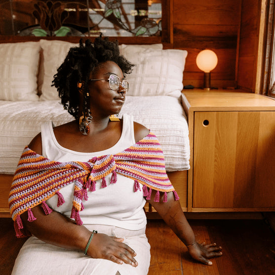 Confetti Glass - Châle Triangulaire
7