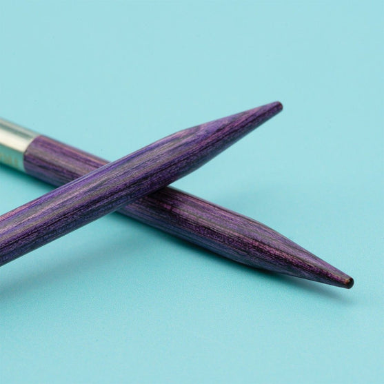 Aiguilles circulaires interchangeables courtes Betula - Mulberry - Hobbii
2