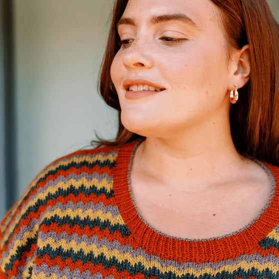 Lurdes - Pull Chevron
7