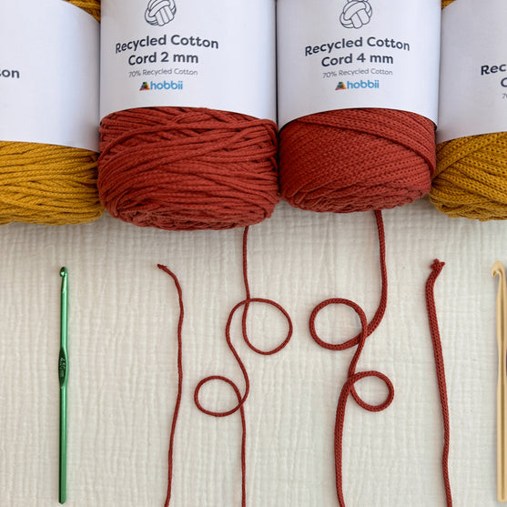 Recycled Cotton Cord (4 mm) - Hobbii
4