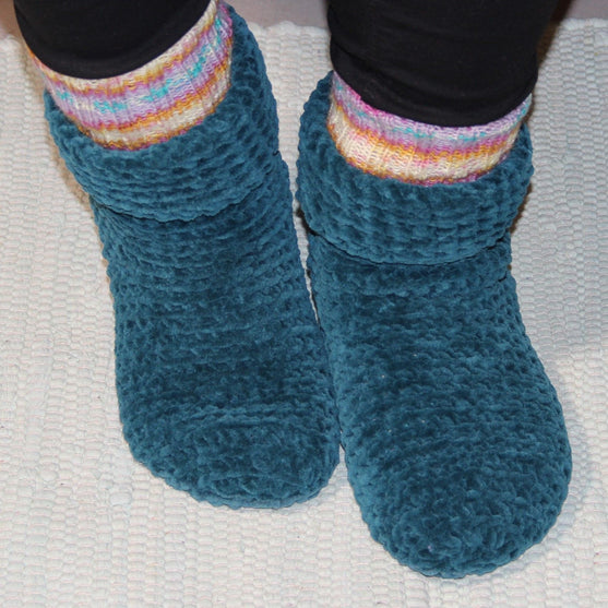 Canapé chaussettes - Chaussettes crochetées
2