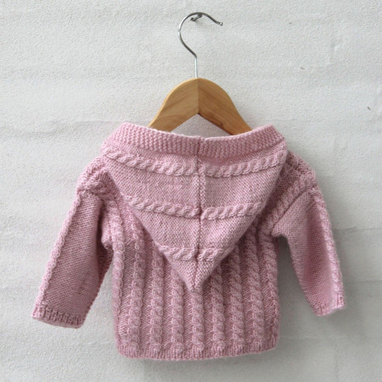 Gilet à torsades avec capuche - Baby
2