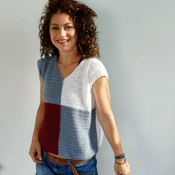 T-shirt Color Block
2