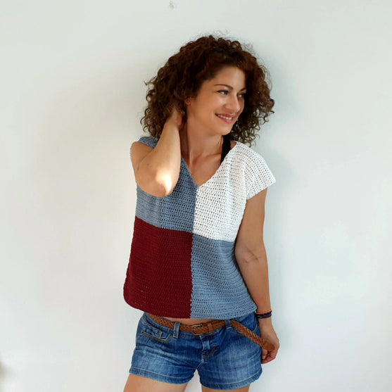 T-shirt Color Block
5