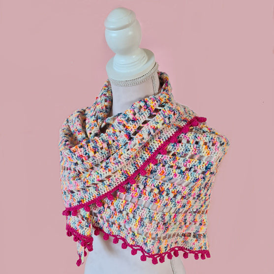 Châle Bubble Gum
4