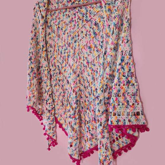 Châle Bubble Gum
2