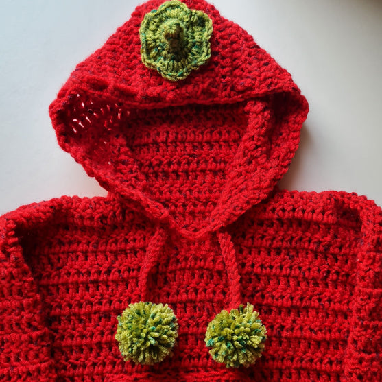 Strawberry - Pull à capuche pour enfant
6