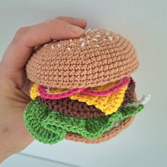 Hamburger et frites
3