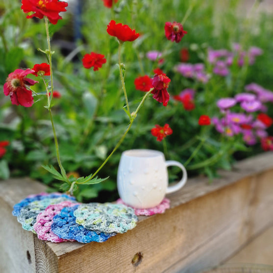 Silk Print Flower - Sous-verres
3