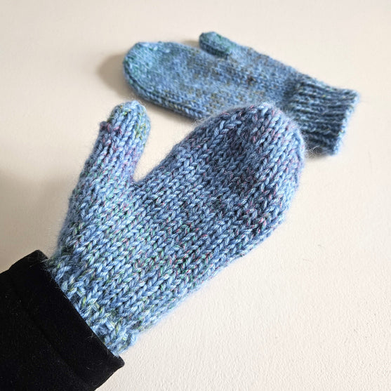 Bonnet et moufles Chunky
5