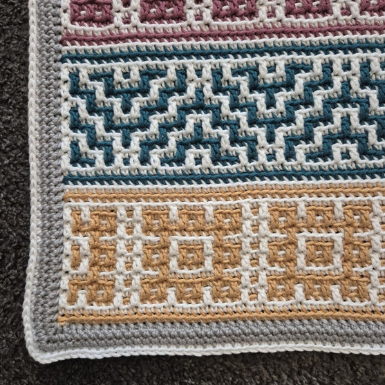 Lullaby Name Mosaic - Couverture Bébé Personnalisée
7