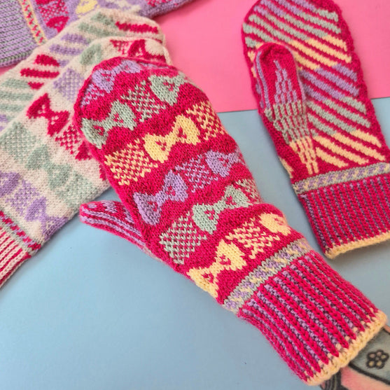 Bow Pop Mittens - Moufles
3