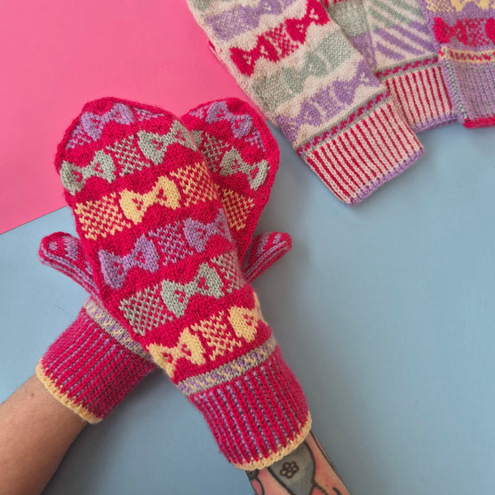 Bow Pop Mittens - Moufles
7