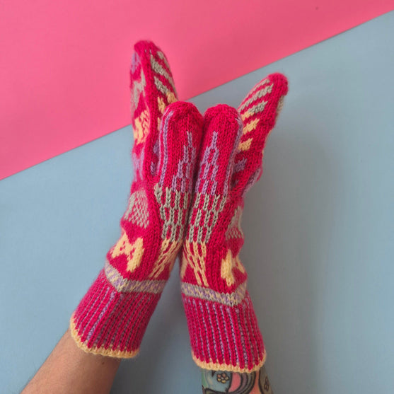 Bow Pop Mittens - Moufles
8