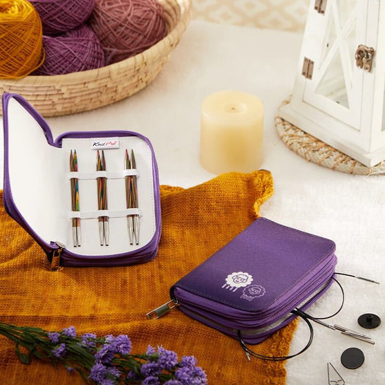 Jeu d'aiguilles circulaires interchangeables Symfonie Starter - KnitPro
4