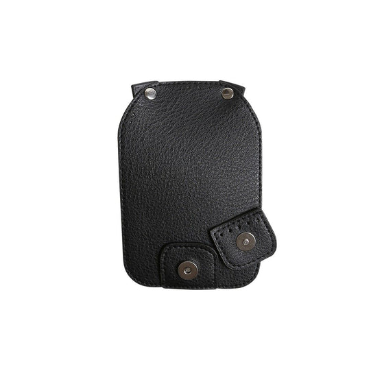 Rabat de sac avec bouton magnétique - Black/Silver - Go Handmade
6