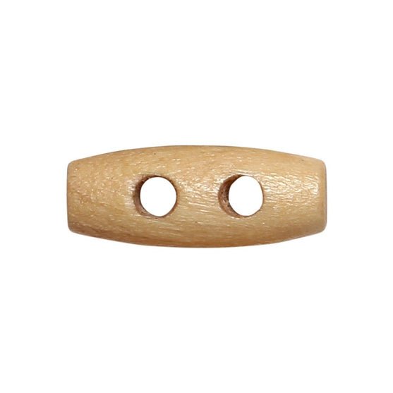 Boutons en bois allongés Mini - 20 mm - Go Handmade
2
