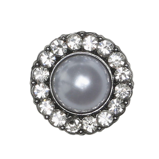 Boutons Perle avec Pierre - Noirs - Plusieurs Tailles - Go Handmade
3