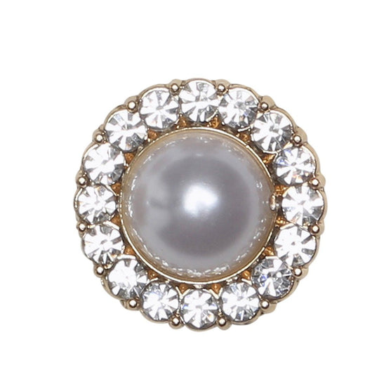 Boutons Perle avec Pierre - Doré - Plusieurs Tailles - Go Handmade
3