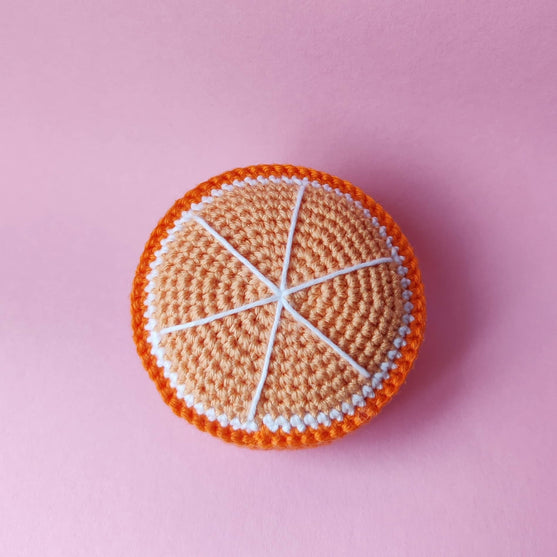L’orange - Jouet au crochet
3