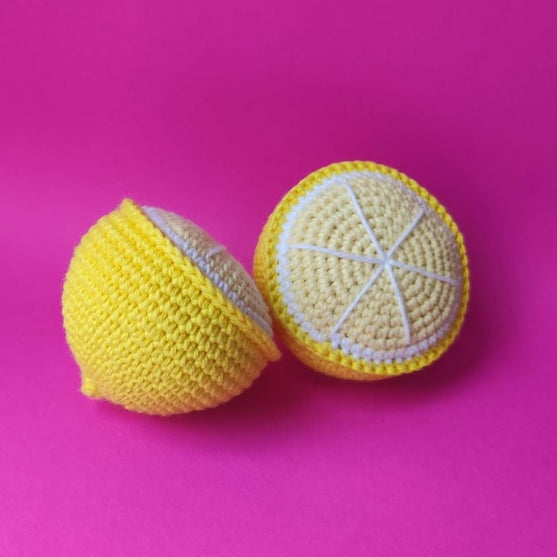 Citron - Jouet au crochet
2