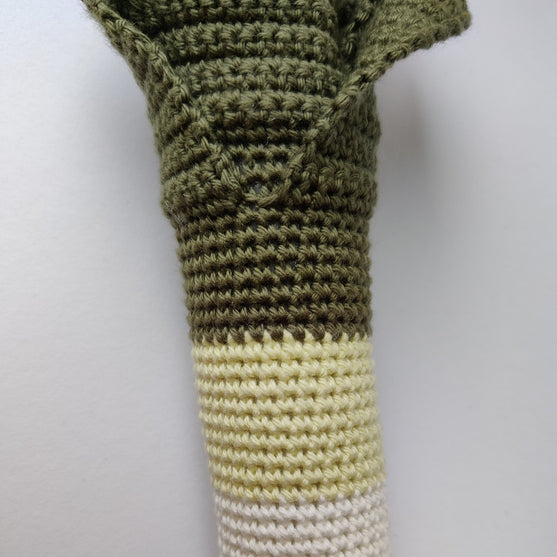 Poireau - Jouet au crochet
3