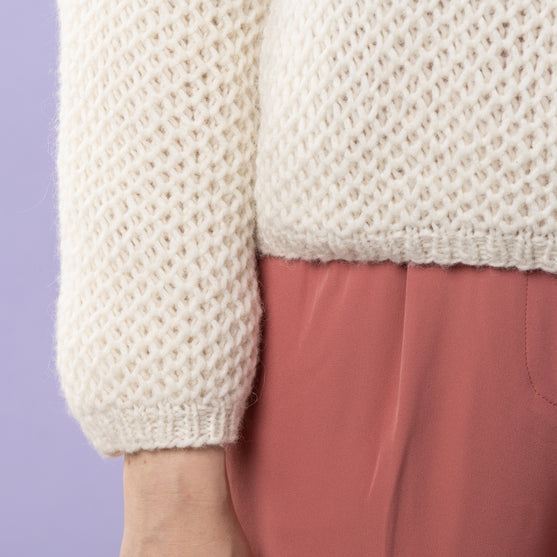 Sif - Pull au point nid d’abeille
3