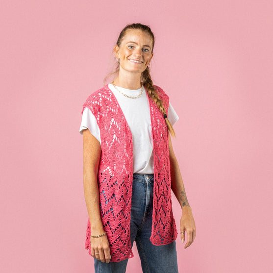 Leaf Me On - Gilet - Pink Collection
4