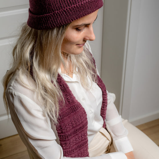 Estense Bonnet et écharpe
3