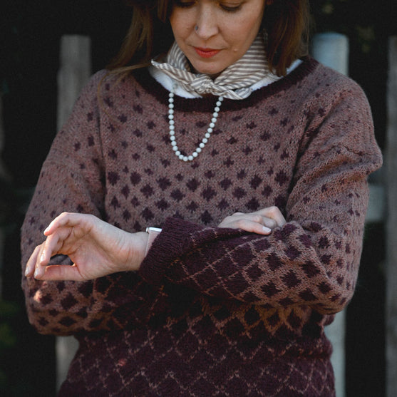 Maggie Rustic - Pull au point fantaisie
4