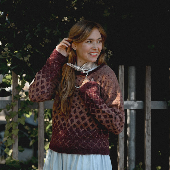 Maggie Rustic - Pull au point fantaisie
2