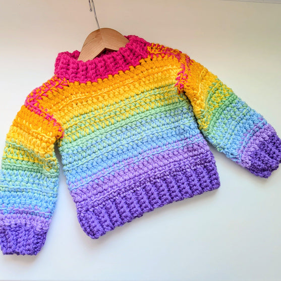 Cosy Rainbow Jumper - Pull Enfant
2
