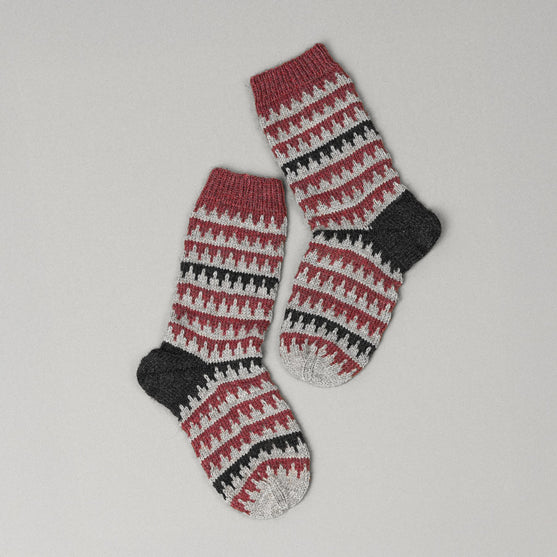 Chaussettes en motif Jacquard
8