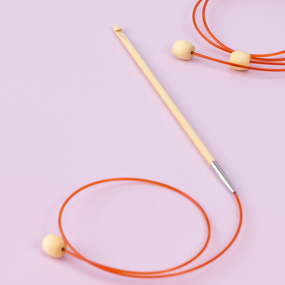 Crochets Tunisiens en Bambou avec câble - 50 cm - Hobbii
5