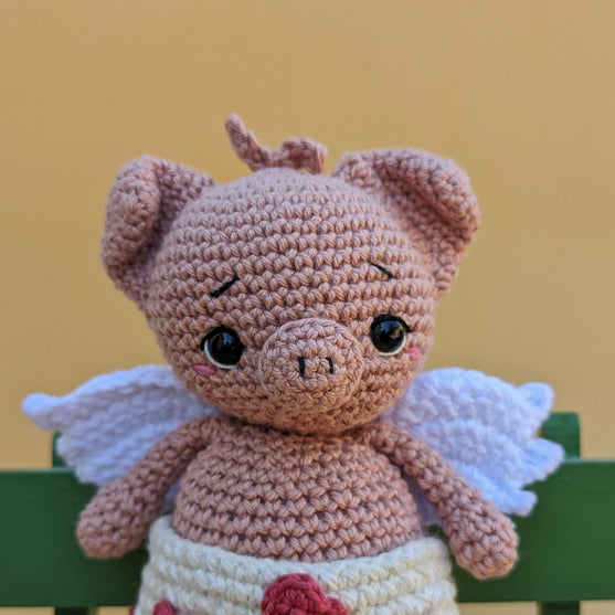 Cupid Piglet - Amigurumi
5
