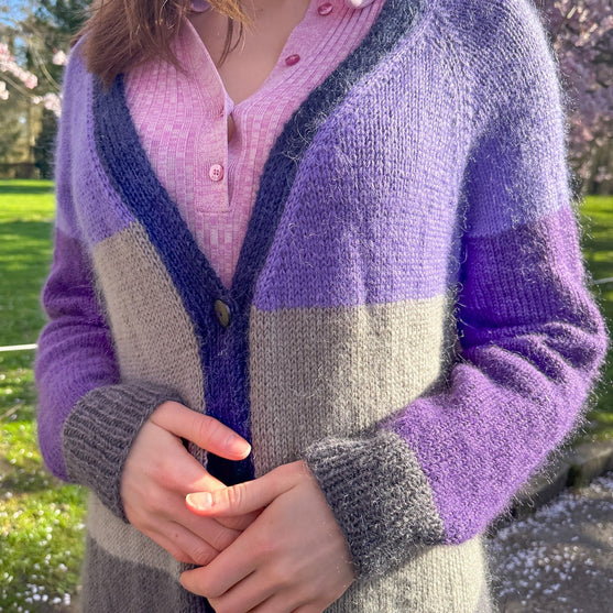 Brede Striber - Cardigan Long
6