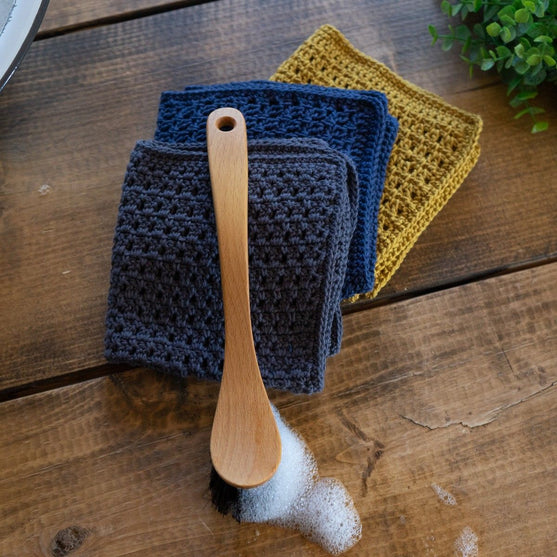 Couple – Torchon de Cuisine Crocheté
4
